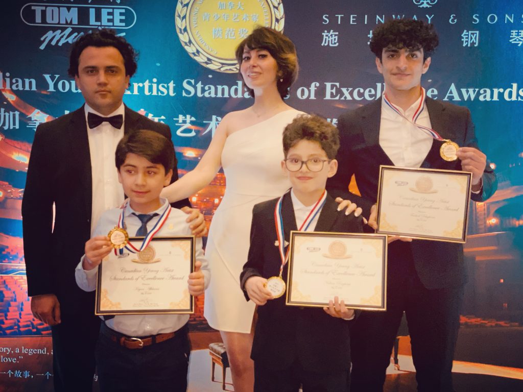 DIO PIANO SCHOOL'S STUDENTS AMONG THE STEINWAY CANADIAN YOUNG ARTISTS