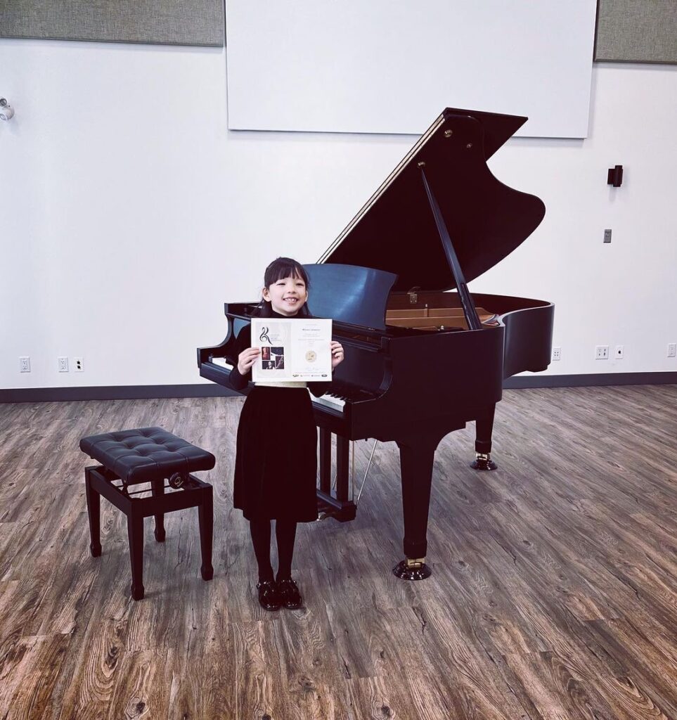 1ST PLACE GOLD WINNER OF THE KIWANIS PIANO COMPETITION, VANCOUVER, 2023