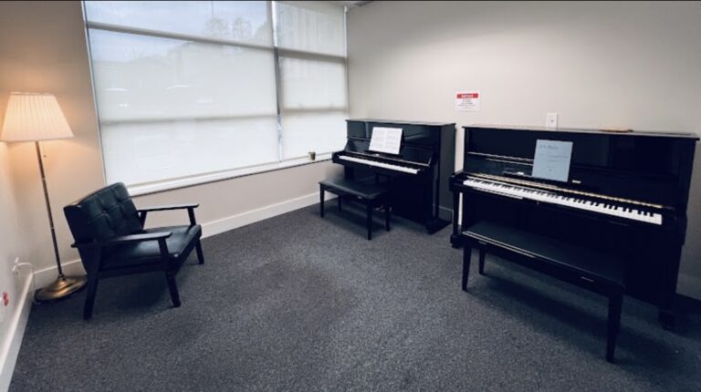 Piano Room with Two Pianos