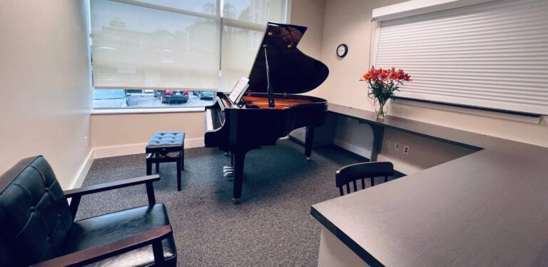 Piano Practice room